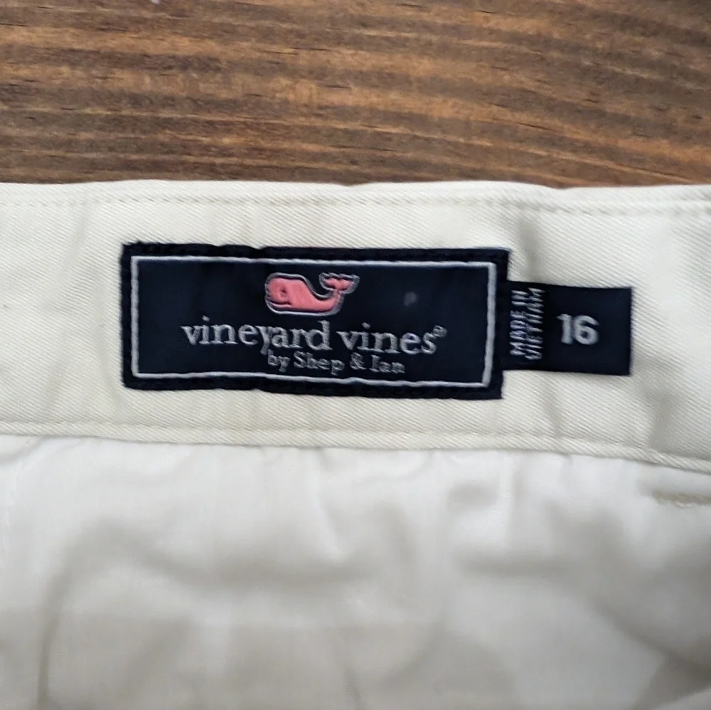 Girls VINEYARD VINES Flat Front Chino Khaki Pants